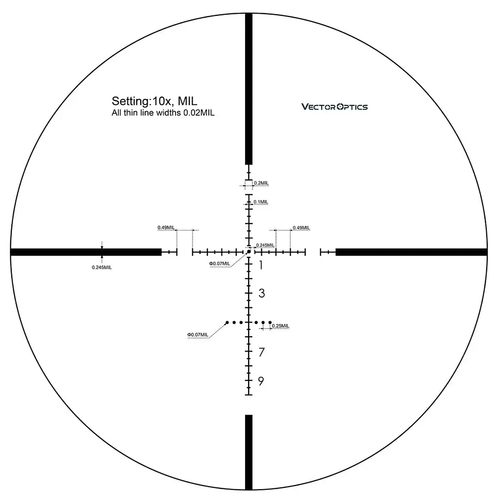 Оптический прицел Vector Optics Marksman 6-25x50 (30mm) SFP - фото 7