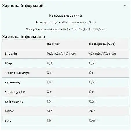 Протеїн Myprotein Vegan Blend Unflavored 2500 г - фото 2