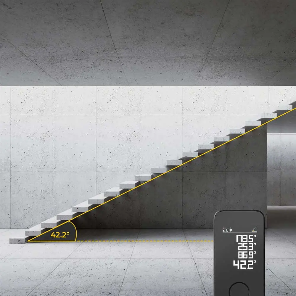 Розумний лазерний далекомір Xiaomi HOTO Smart Laser Tape Measure PRO (H-D50) - фото 7