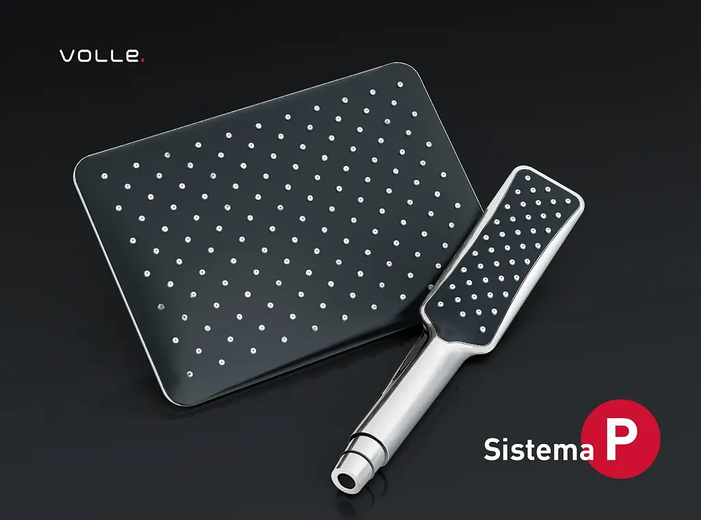 Душевая система скрытого монтажа Volle Cromo Sistema 1584.090901, Хром - фото 2