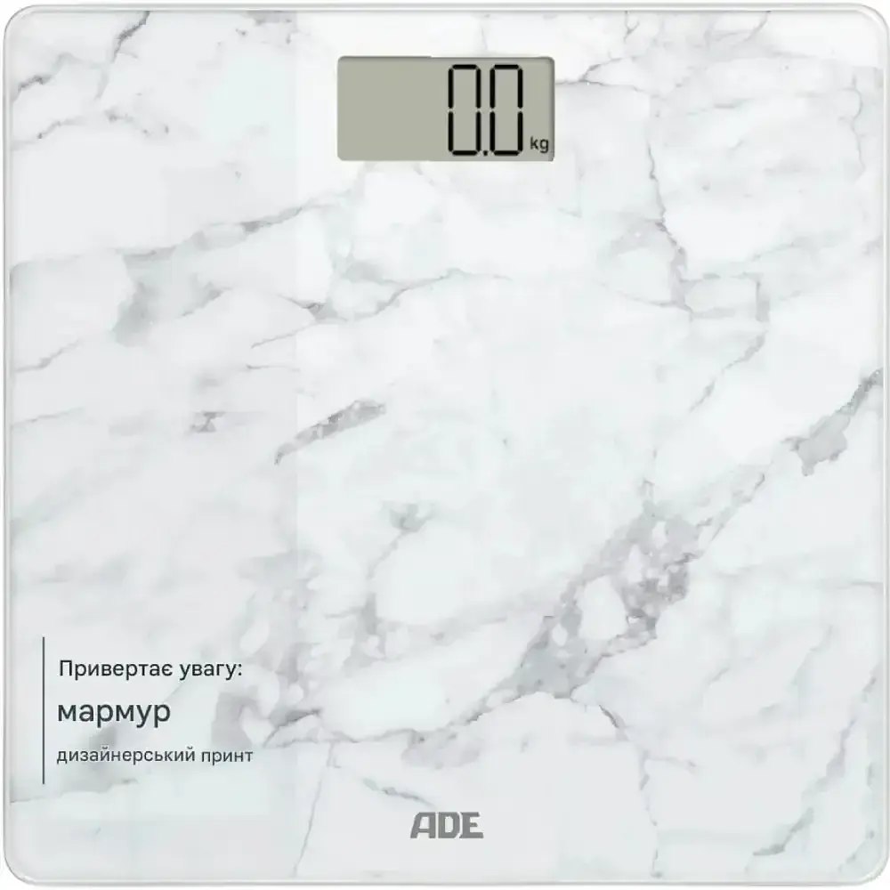 Ваги ADE Amina BE2306-5 цифрові для ванної білий мармур (BE2306-5)
