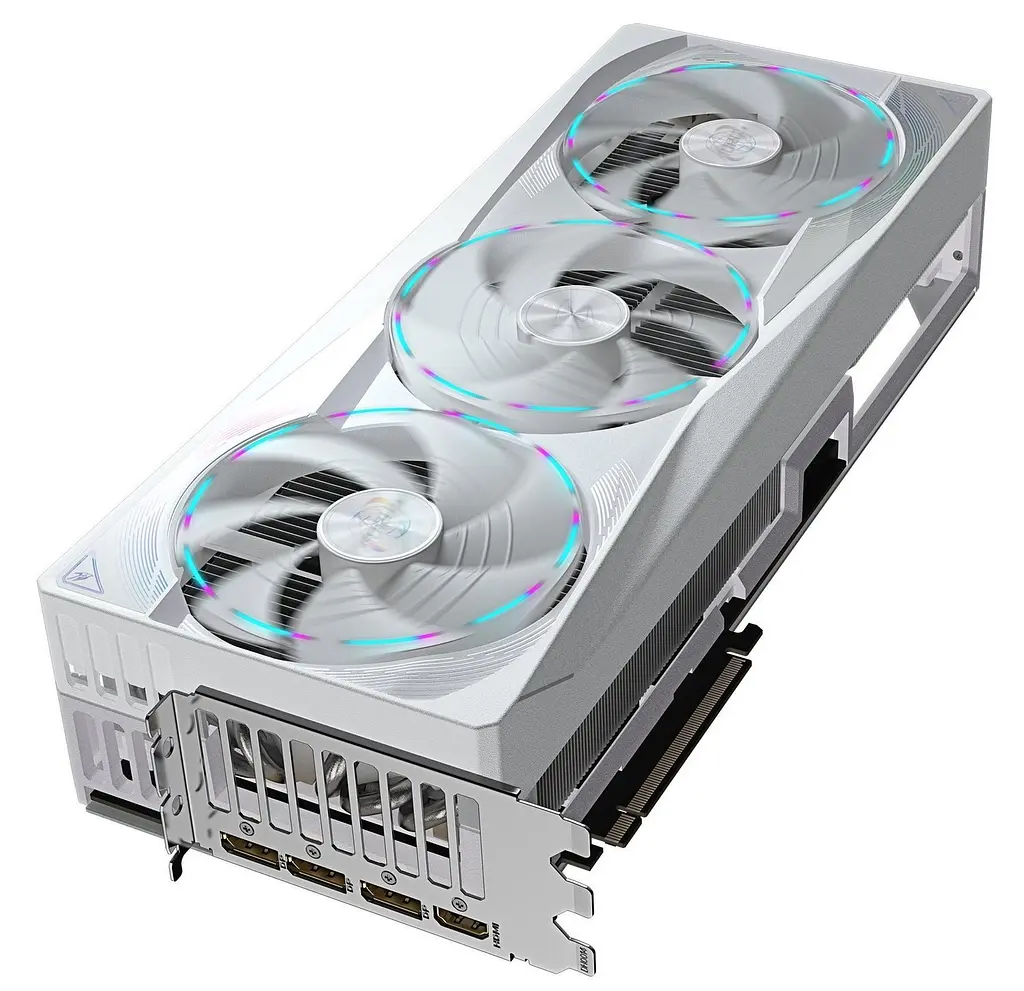 Відеокарта GF RTX 5090 32GB GDDR7 Aorus Stealth Ice Gigabyte (GV-N5090AORUSST ICE-32GD) - фото 6
