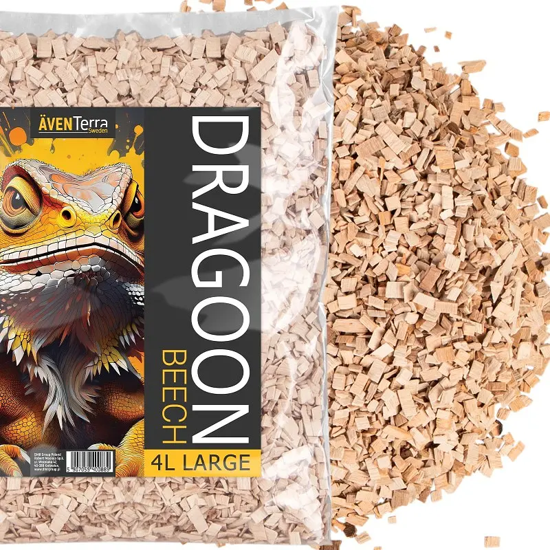 Натуральна деревна підстилка Aventerra DRAGOON Beech Large 4л для рептилій, павуків і гризунів - фото 5