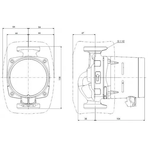 Циркуляційний насос Grundfos Alpha3 25-60 130 (99371954) - фото 9