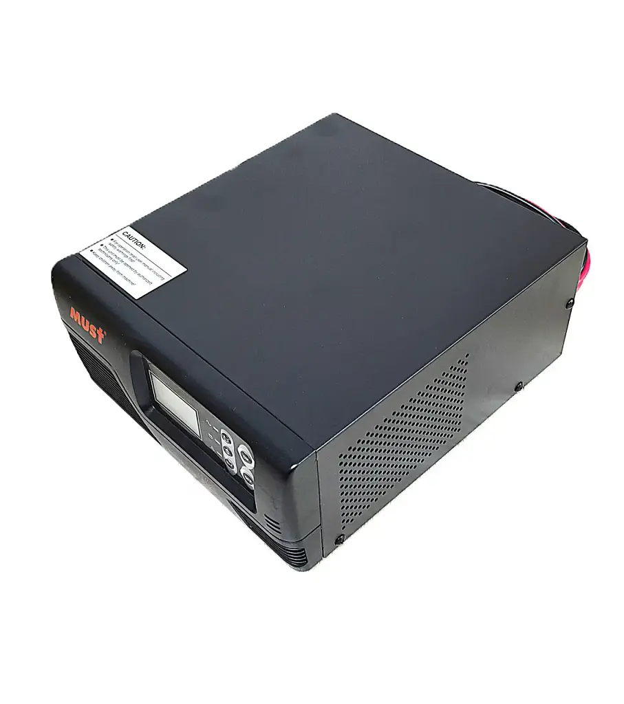 Інвертор із зарядкою Must EP20-0312V 600VA 300W 2 розетки, чиста синусоїда, 12V, 10A під зовнішню батарею - фото 3