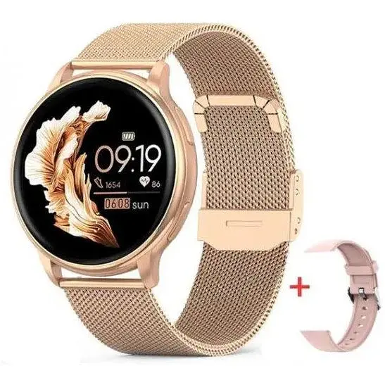 Розумний смарт-годинник Uwatch Smart Melisia 2 ремінці Gold - фото 2