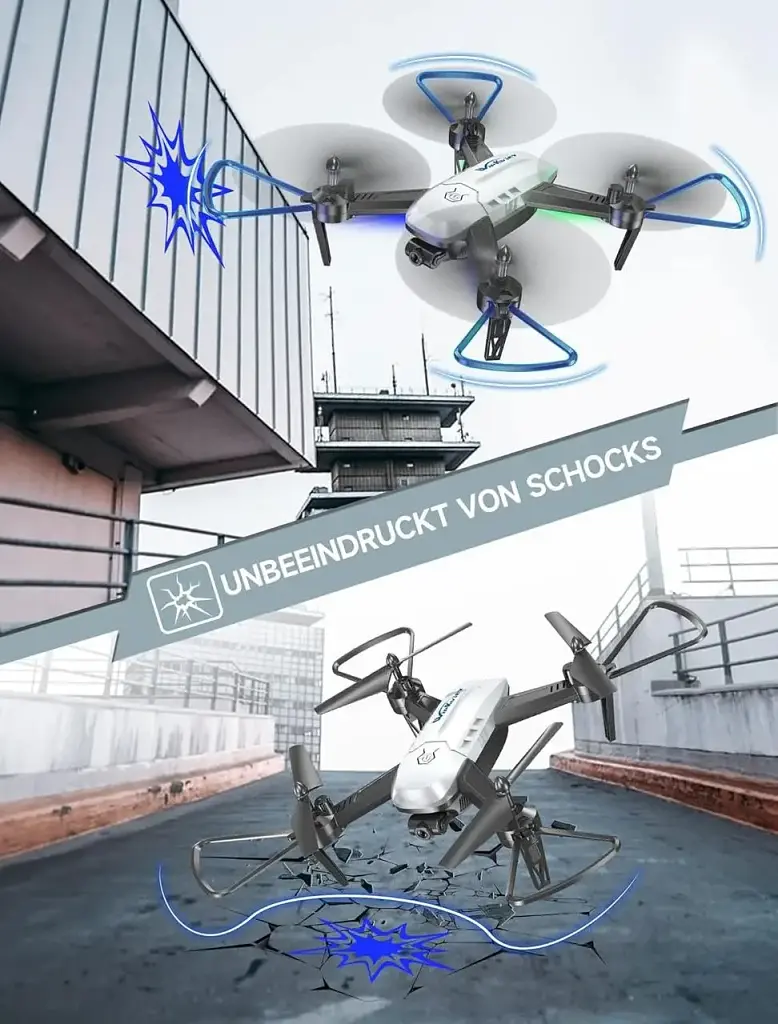 Дрон WipKviey TY-T6 Detective Quadcopter Series Квадрокоптер для початківців з камерою 1080p HD і 2 батареями - фото 6