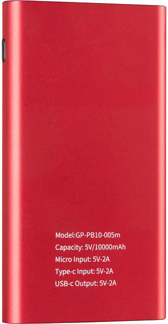 Портативна батарея Gelius Pro CoolXiaomini GP-PB10-005 10000 mAh Red - фото 5