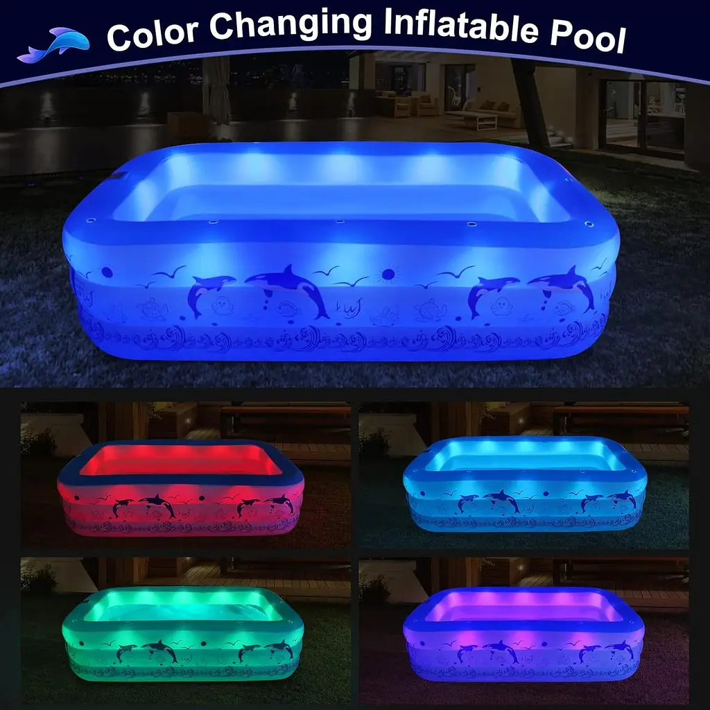 Надувний басейн з підсвічуванням - фото 4