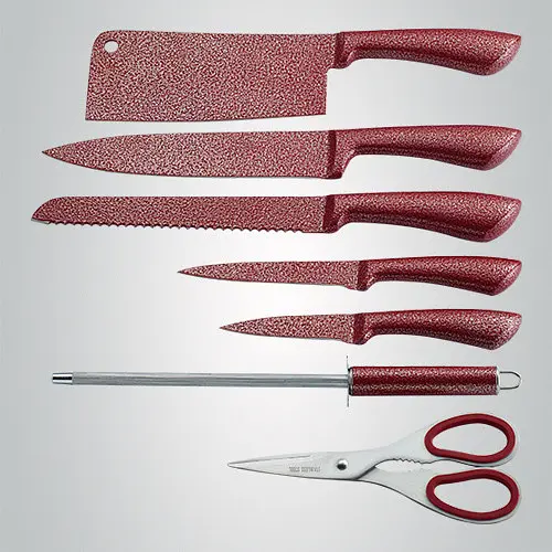 Набір ножів Royalty Line RL KSS 8 Red - фото 3
