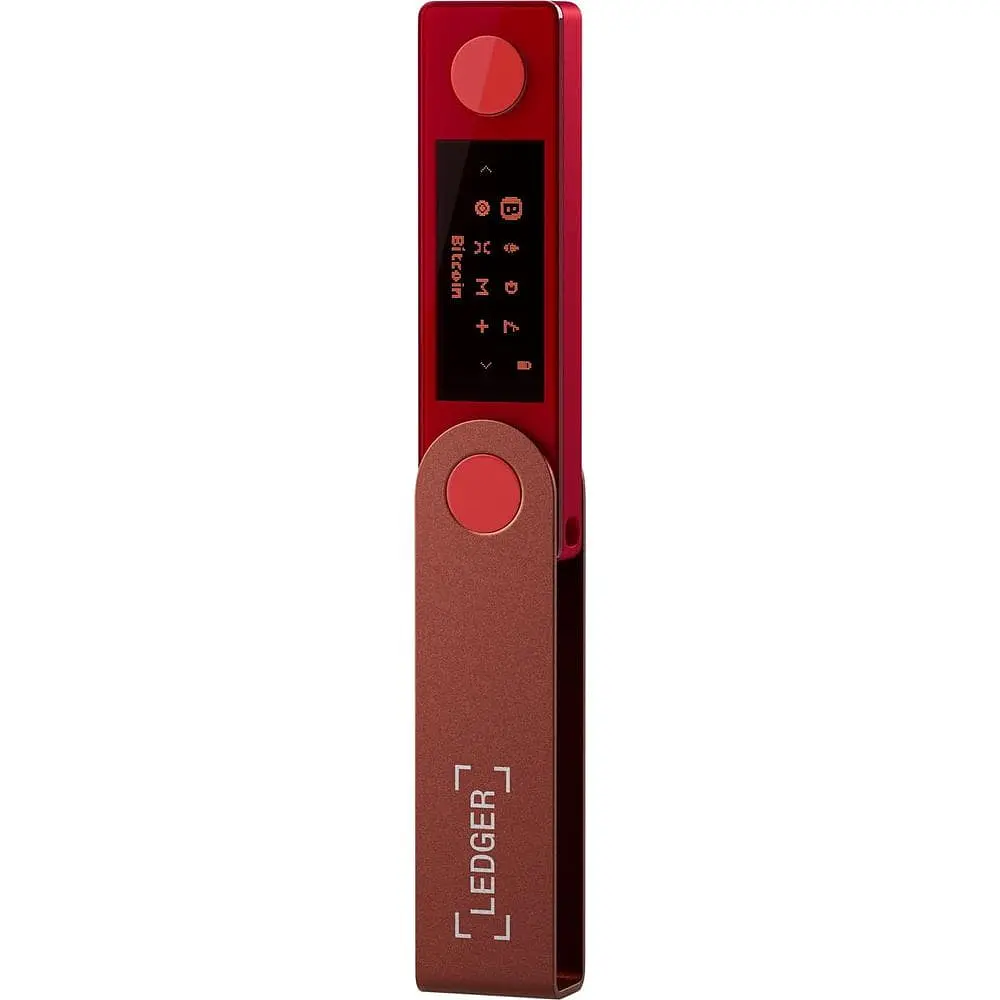 Апаратний гаманець для криптовалют Ledger Nano X Ruby Red (LNXRR) - фото 2