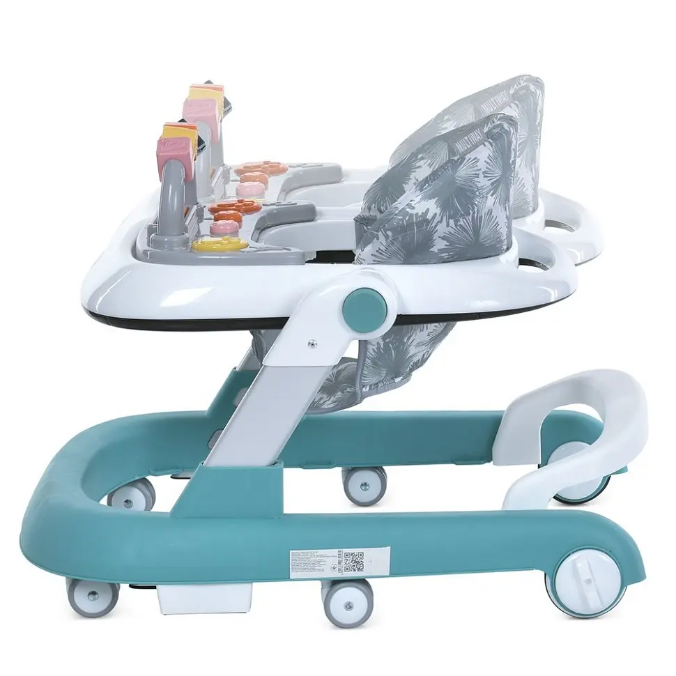 Ходунки дитячі MULTIWAY ME 1163 Mint з брязкальцем - фото 4
