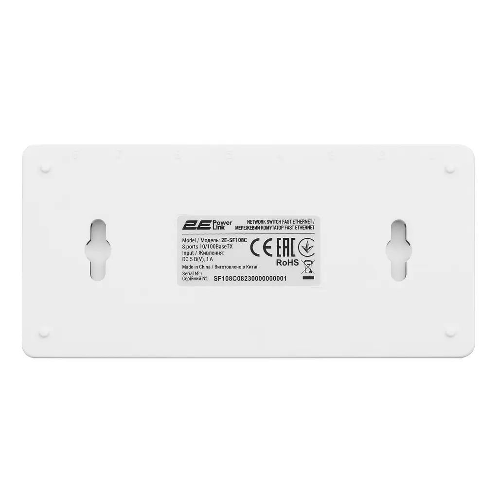 Комутатор PowerLink SF108C, 8xFE, Некерований 2E teh0018170 - фото 6