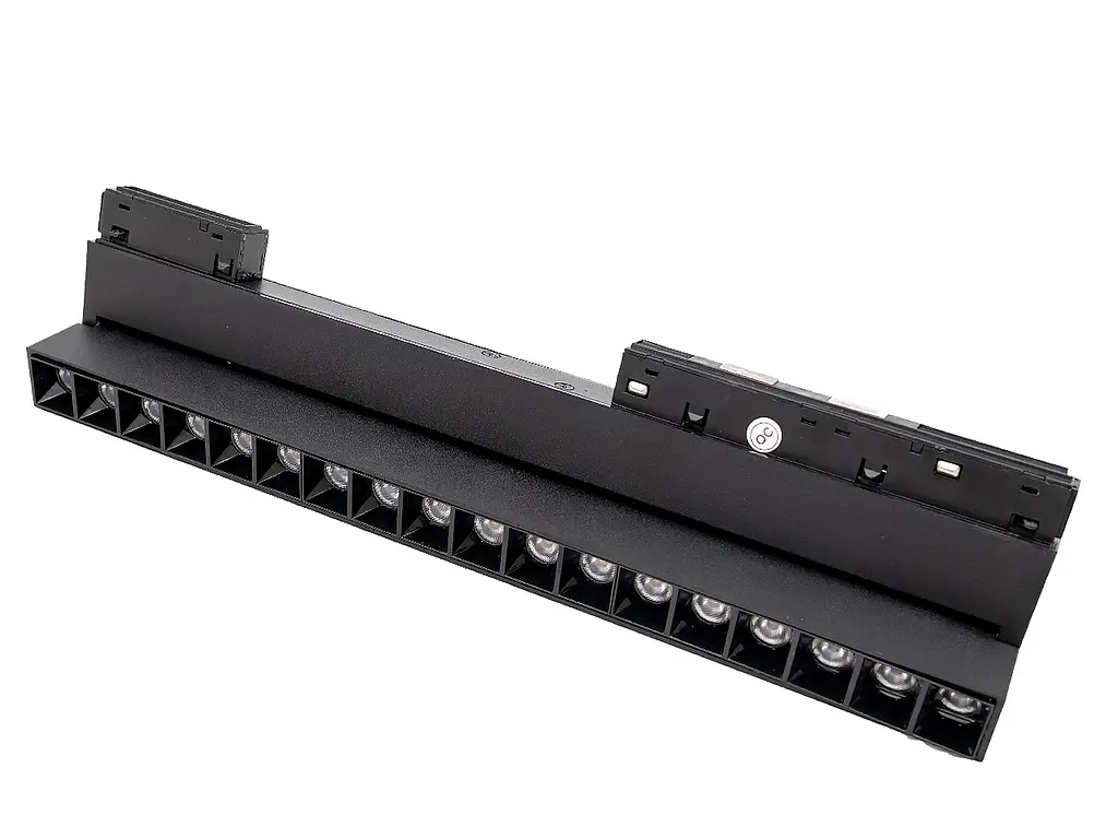 Магнитный трековый поворотный светильник KW-293/18W NW DC48V BK Brille 48-182 - фото 3
