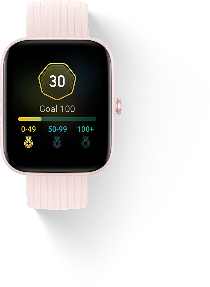 Смарт-часы Amazfit Bip 3 Pink - фото 2