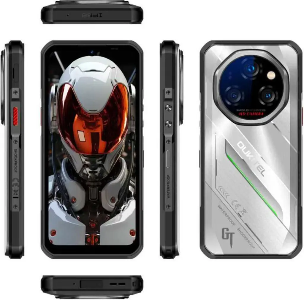 Смартфон Oukitel WP62 8/256GB Silver (2833945047) - фото 4