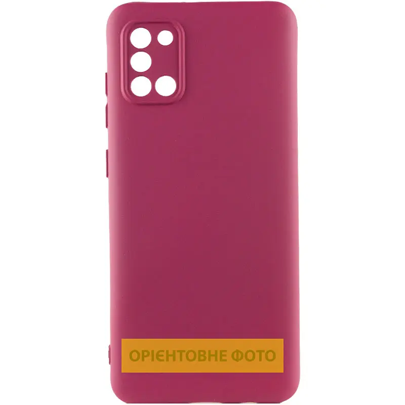 Чохол TPU GETMAN Liquid Silk Full Camera для Infinix Smart 10 Бордовий / Marsala