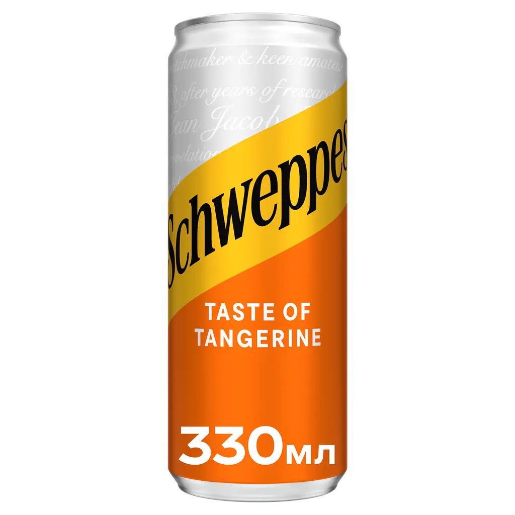 Напій соковмісний Schweppes Tangerine сильногазований з/б 330 мл (924934) - фото 2