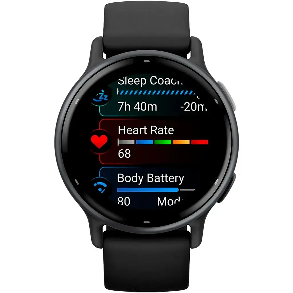 Смарт-годинник Garmin Vivoactive 5 Slate Aluminium Bezel with Black Case and Silicone Band (010-02862-10) - фото 6