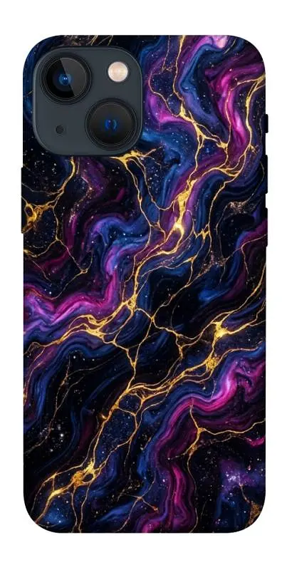 TPU чохол Demsky Purple space marble для Apple iPhone 13 mini (5.4")