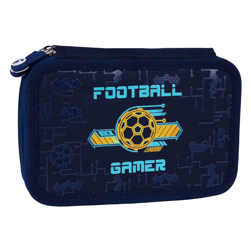 Школьный пенал твердый двойной Yes Football Gamer HP-01 - фото 2