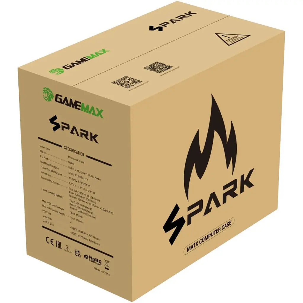 Корпус GameMax Spark Black [166172] - фото 11