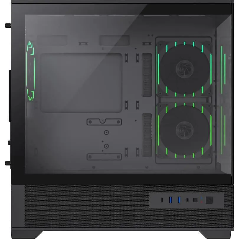 Корпус GameMax Vista 2 M Tempered Glass без БЖ Black (VISTA 2 MB) Без БП - фото 5