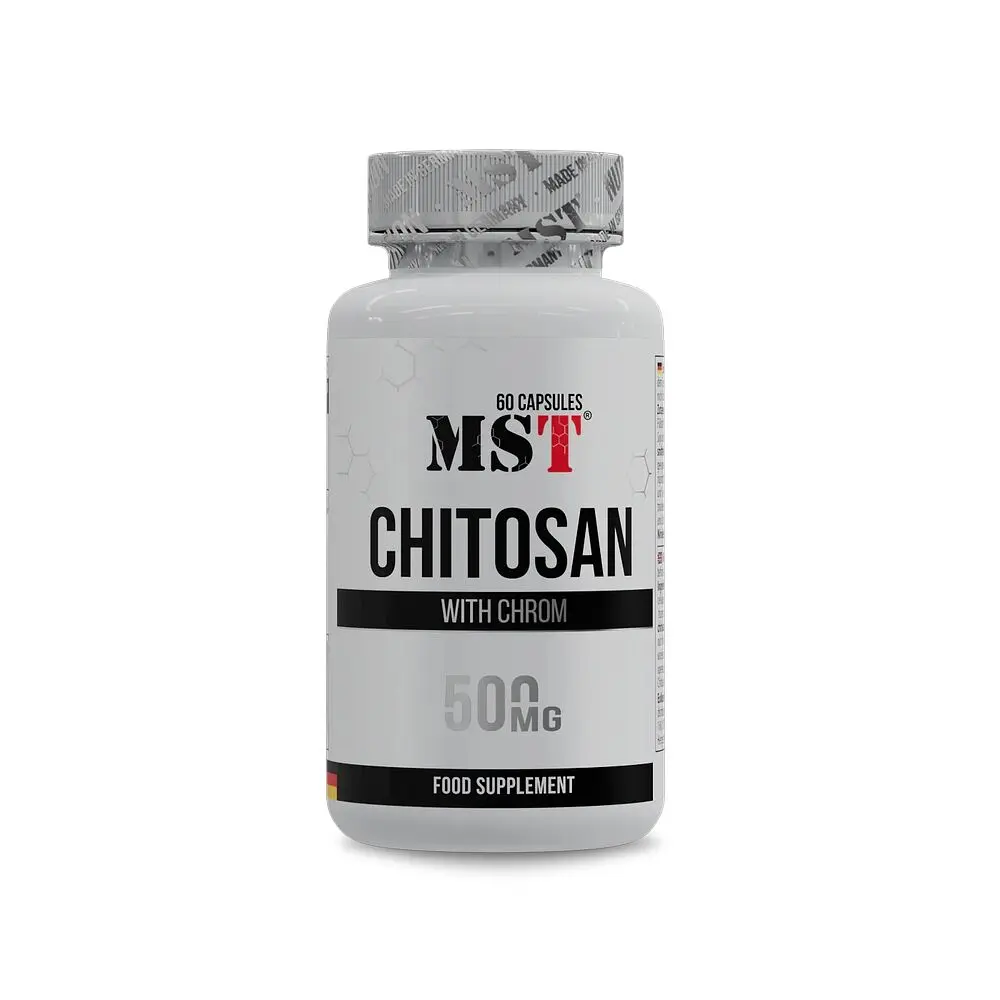 Хітозан та хром MST Nutrition Chitosan with Chrom, 60 капсул - фото 2