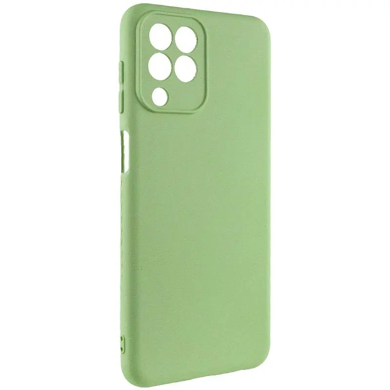 Чехол TPU GETMAN Liquid Silk Full Camera для Samsung Galaxy M33 5G Зеленый / Pistachio - фото 2
