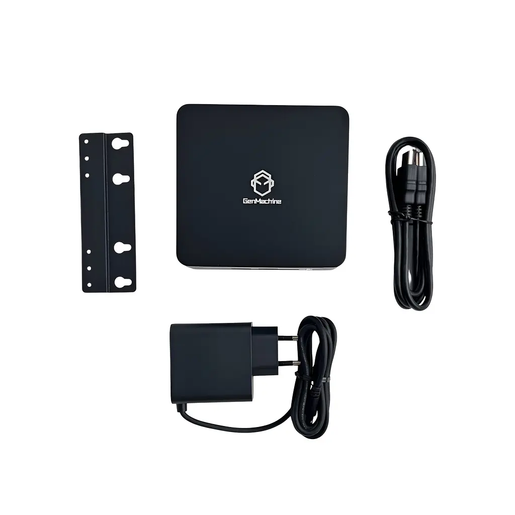 Міні-Пк GenMachine Ren 5000 / Ryzen 5 5600H / RAM 16GB / SSD 256GB / LAN / Wi-Fi / Bluetooth / Windows 11 Pro / Чорний - фото 8
