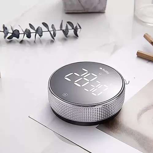 Електронний кухонний таймер Ruhhy 22052 на магніті з LED-дисплеєм - фото 4