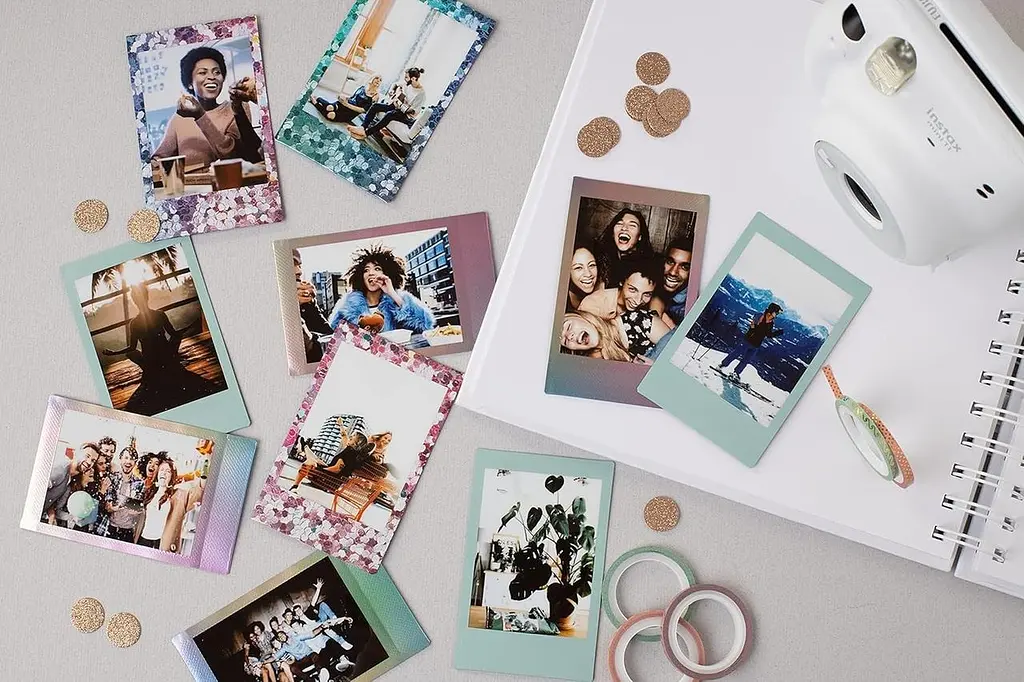 Фотопапір Fujifilm Instax Mini Deco Film Bundle 30шт. 3 картриджа по 10 аркушів Confetti Blue і Mermaid - фото 8