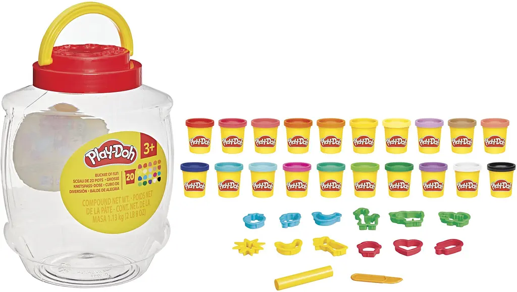 Набор массы для лепки  Hasbro Play-Doh Ведерко с Развлечениями (F1530) - фото 2