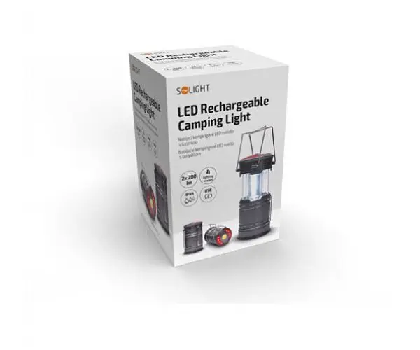 Ліхтар Solight WN39 LED camping flash light USB 200lm - фото 2
