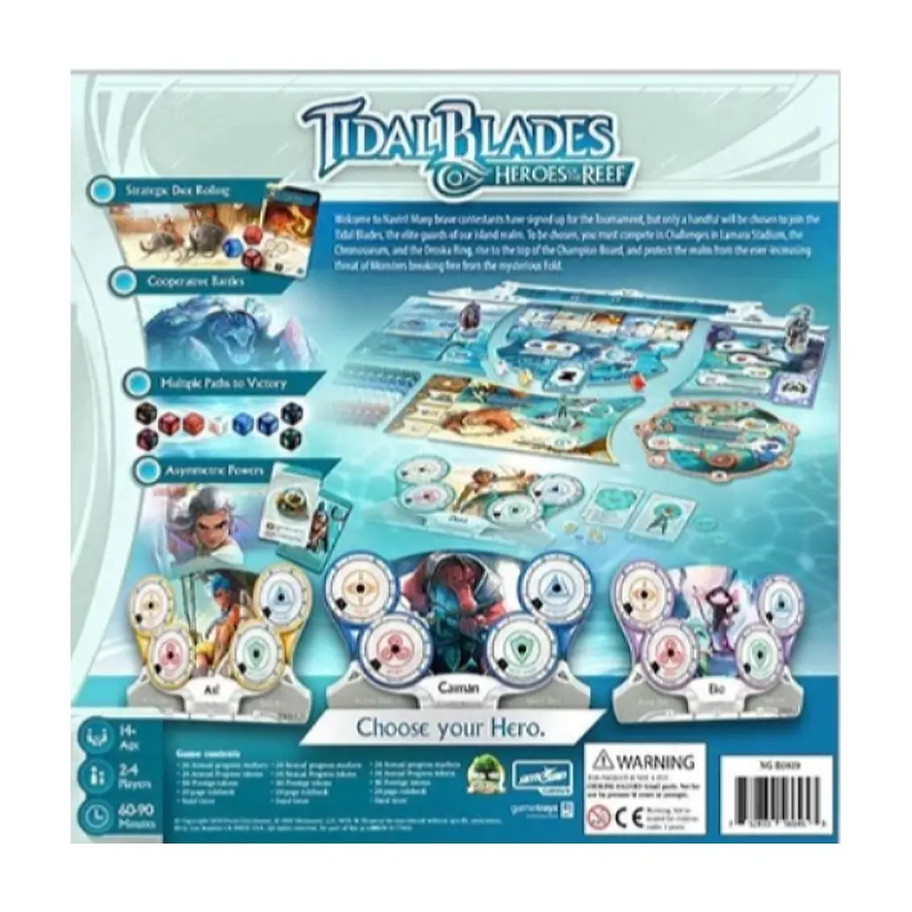 Настільна гра Druid City Games Tidal Blades: Heroes of the Reef, англійська (811949032218) - фото 3