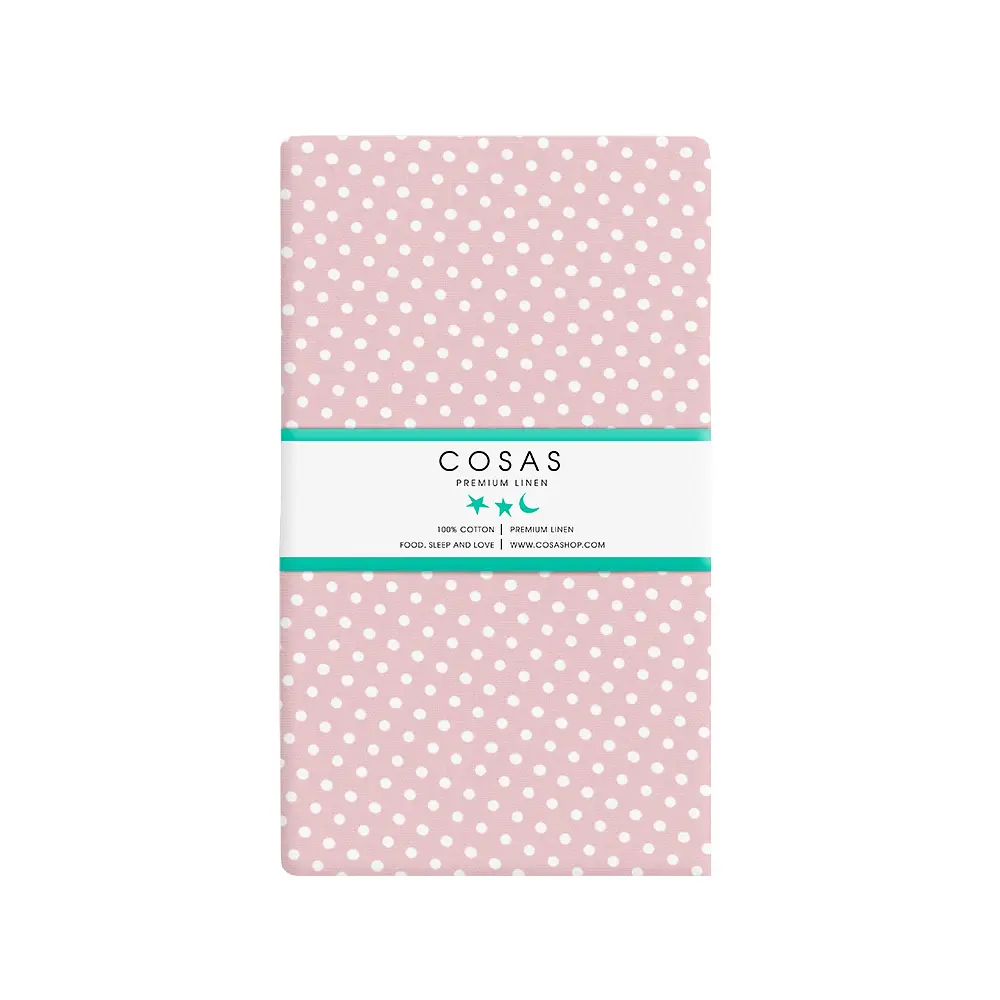 Простирадло на резинці Cosas Rose Dots 140х200х20 см (DropRose_140х200х20) - фото 6