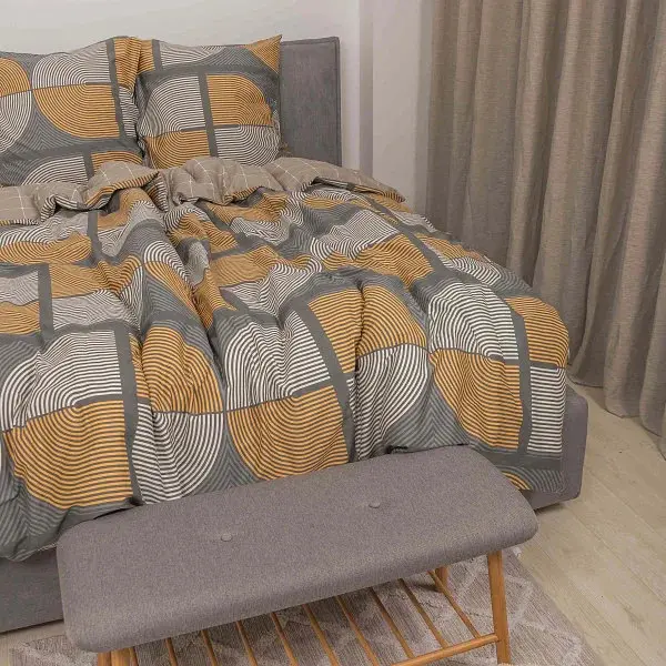 Постільна білизна двоспальне Viluta Сатин Twill 628-2 210х175 см - фото 5