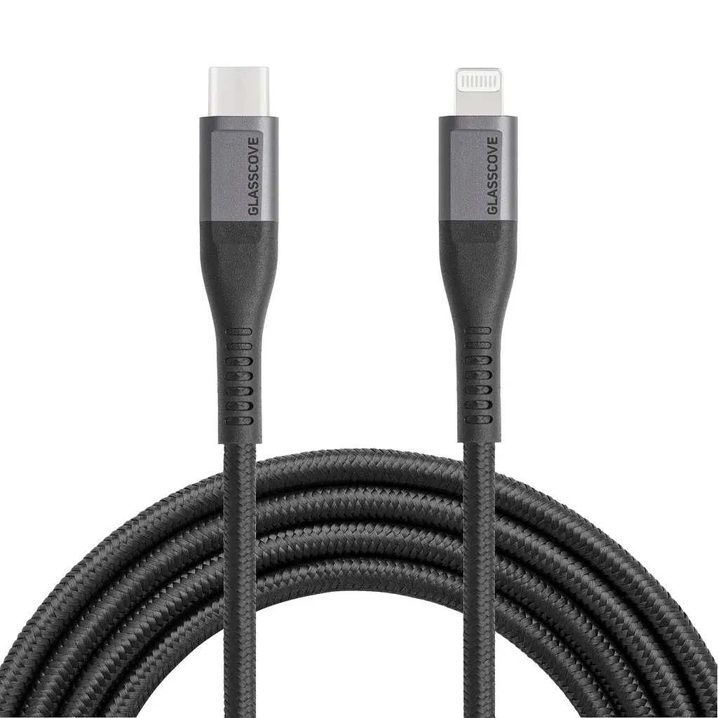 Кабель BRAID2 Type-C - Lightning 30w 1.2m (GB-CL13BK) Чорний