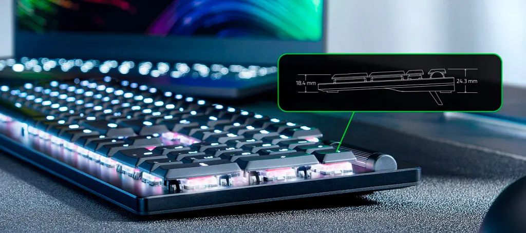 Клавіатура Razer DeathStalker V2 Red Switch USB UA Black [RZ03-04500100-R3M1] [88445] - фото 6
