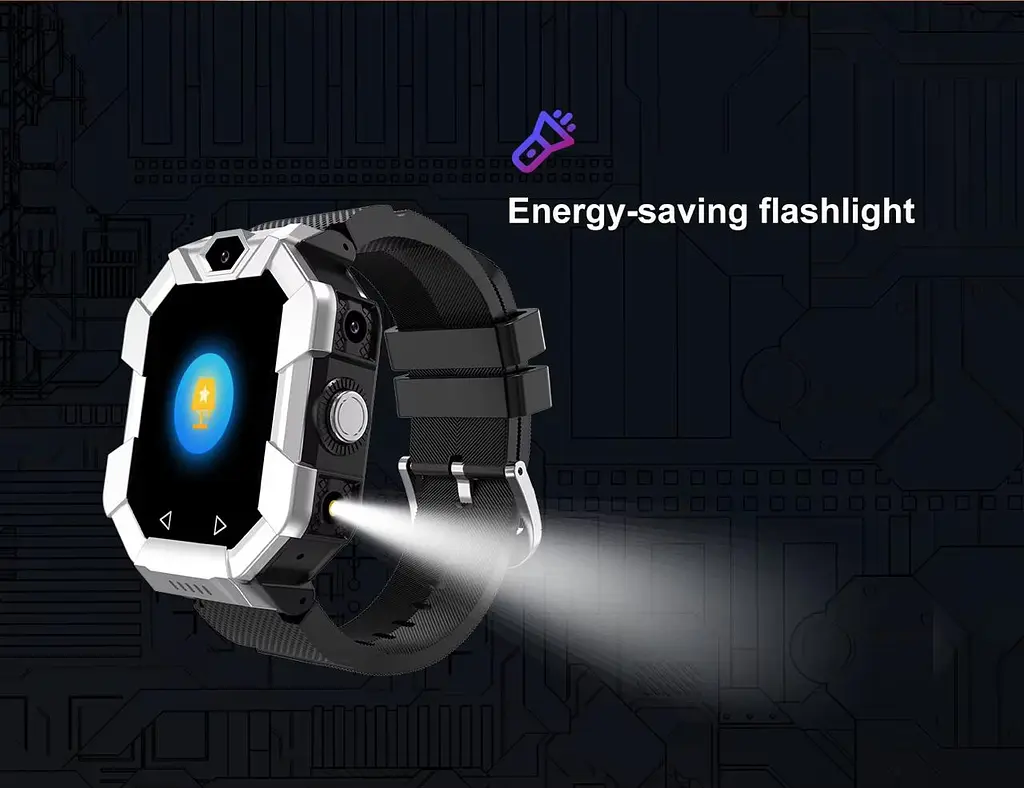Дитячий смарт годинник Lemfo S11 з GPS трекером, 4G LTE, SIM картою, відеодзвінком, подвійною камерою, прослуховуванням, геолокацією та кнопкою SOS Рожевий - фото 16