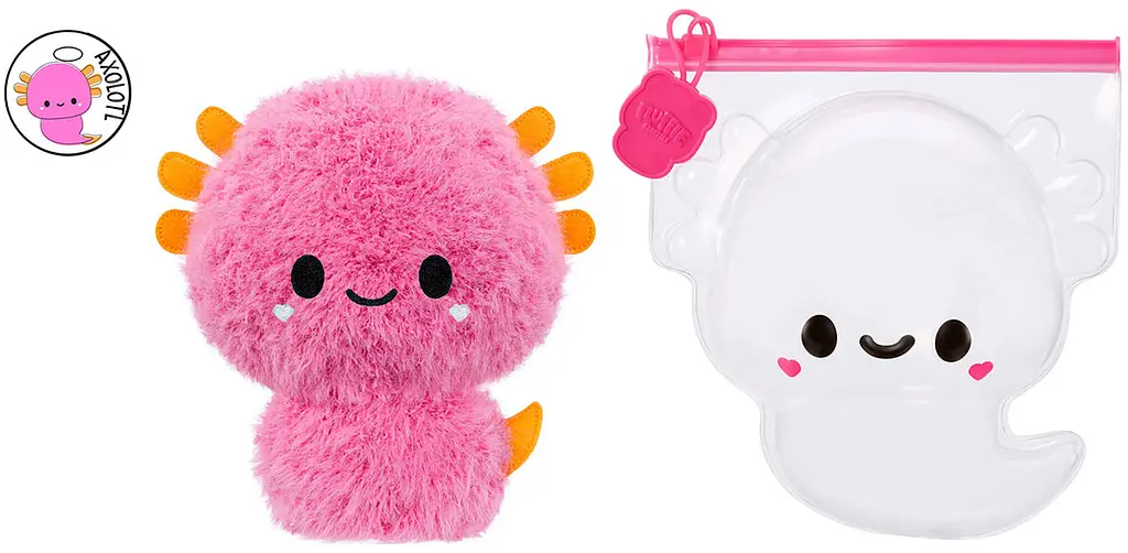 М'яка іграшка-антистрес Fluffie Stuffiez Пухнастий сюрприз Аксолотль (593447-6) - фото 3