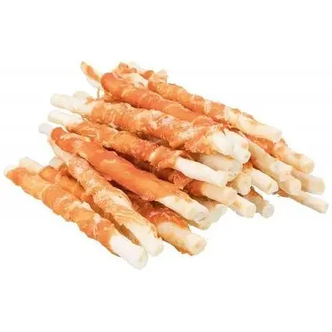 Ласощі для собак Trixie Denta Fun Chewing Rolls Паличка для чищення зубів з куркою 12 см 240 г 30 шт. - фото 2