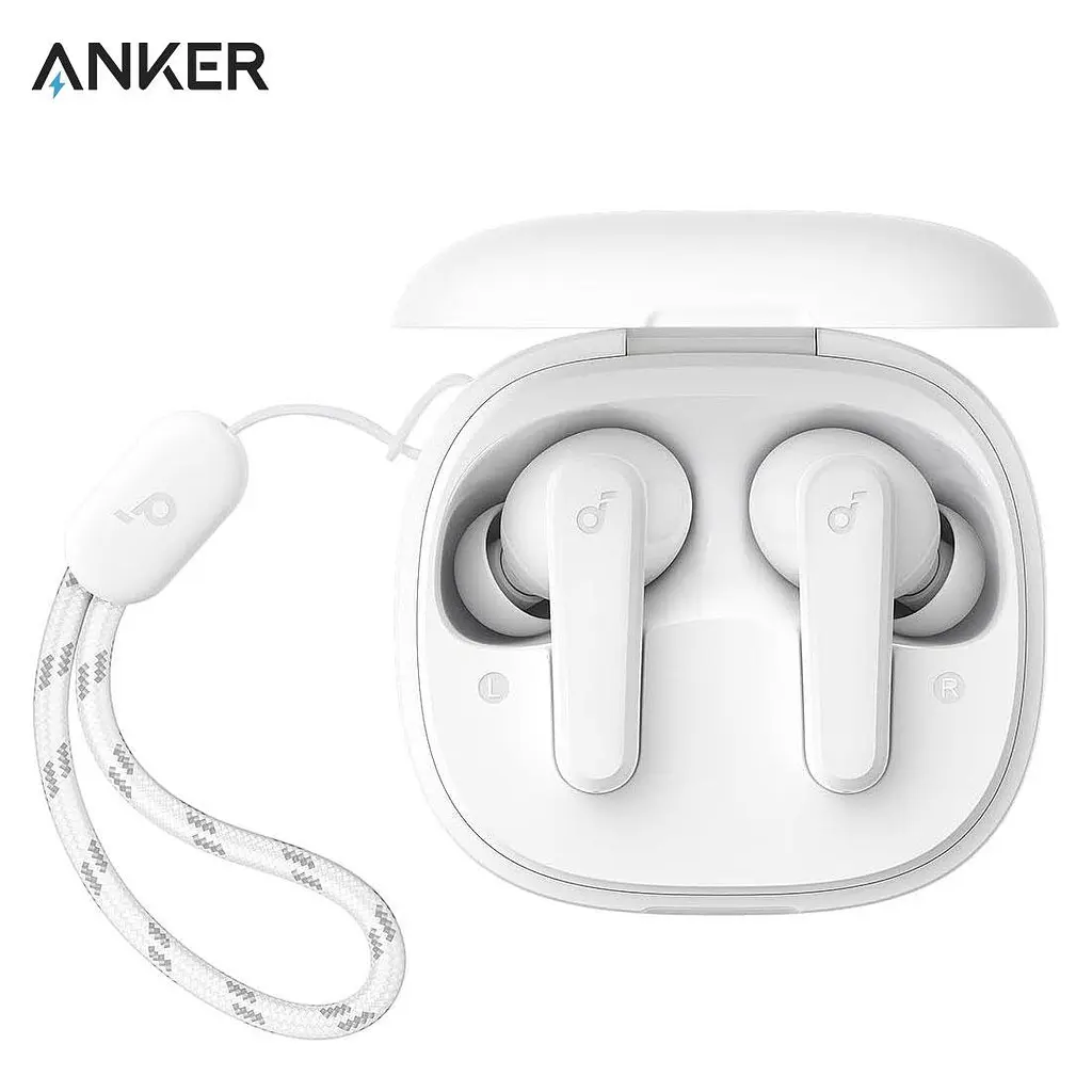 Навушники Anker Soundcore P20i White | 10 годин батарея - фото 2