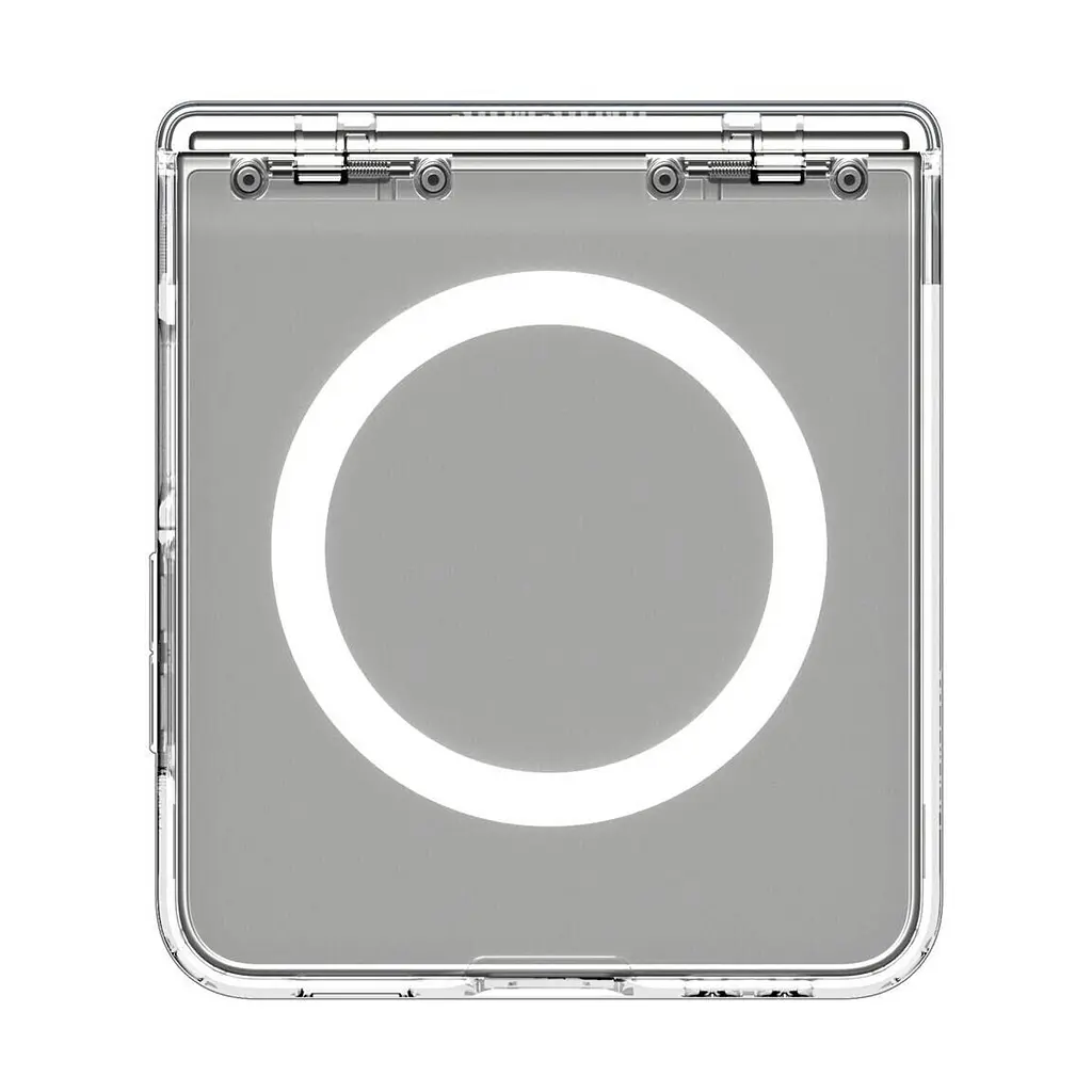 Чехол Spigen Ultra Hybrid Pro MagSafe для Samsung Galaxy Flip 7 Clear White (ACS09559) + защитное стекло - фото 10