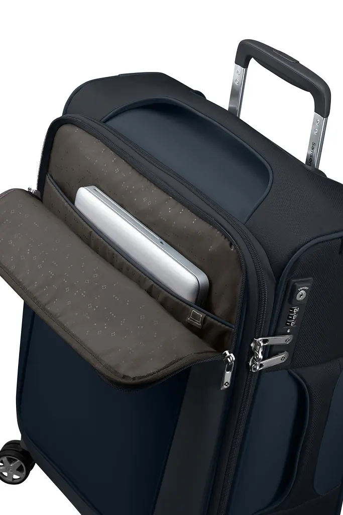 Валіза 55 См Samsonite D'LITE DARK BLUE 55x40x20 KG6*11308 - фото 15
