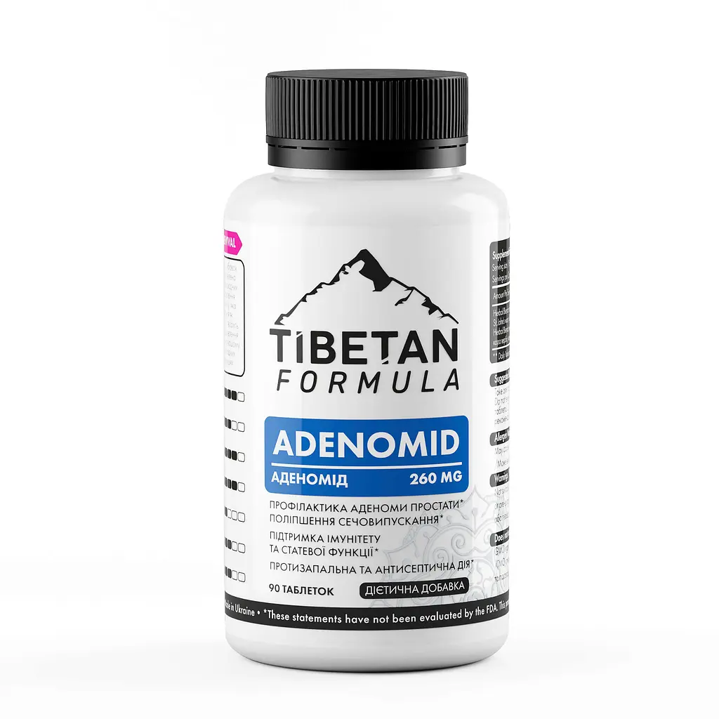 Таблетки Tibetan Formula Аденомід 360 таблеток