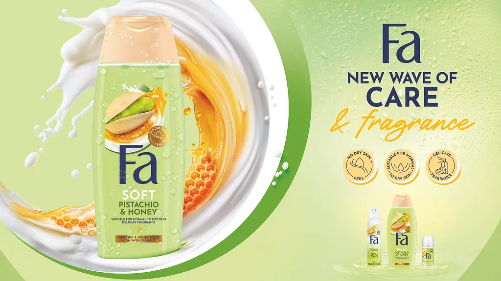 Гель для душу з ароматом фісташок і меду FA Soft Pistachio & Hone 250 мл - фото 2