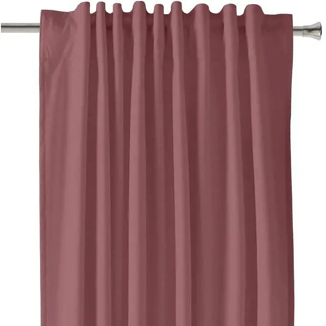 Шторы на кухню и комнату Cosas Blueberry 180х270 см 2 шт сливовый (Curtains_Cherry) - фото 2