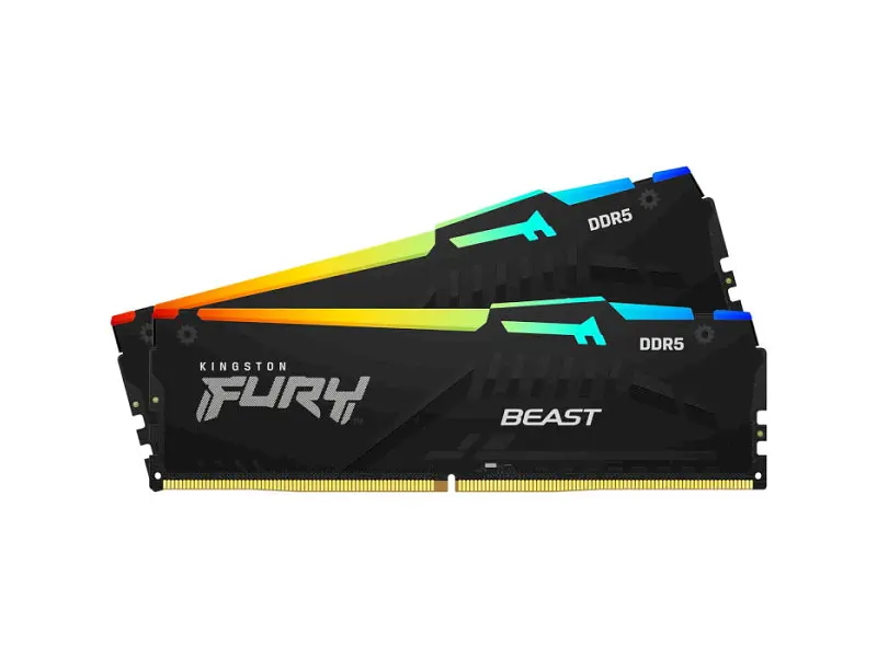 Пам'ять для настільних комп'ютерів Kingston FURY 64 GB (2x32GB) DDR5 6000 MHz Beast RGB EXPO (KF560C30BBEAK2-64) - фото 3