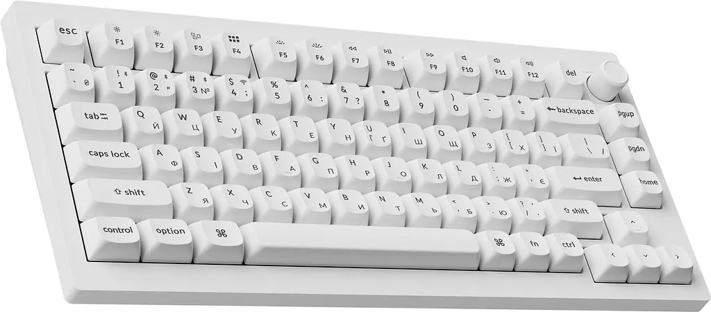 Клавіатура бездротова Keychron V1 Ultra Keychron Red Switch White RGB (V1U-F1-UA) - фото 3